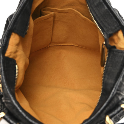 Louis Vuitton Denim Neo Cabby MM Black 5 of 14