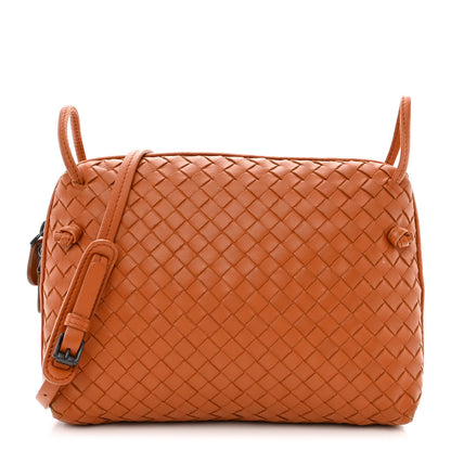 Bottega Veneta Nappa Intrecciato Nodini Crossbody Messenger Noce 3 of 11