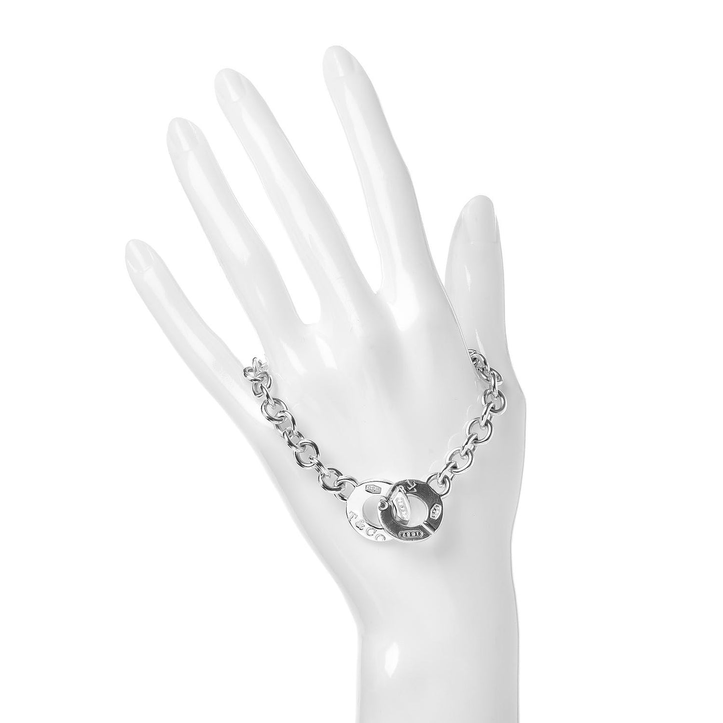 Sterling Silver 1837 Circle Clasp Bracelet