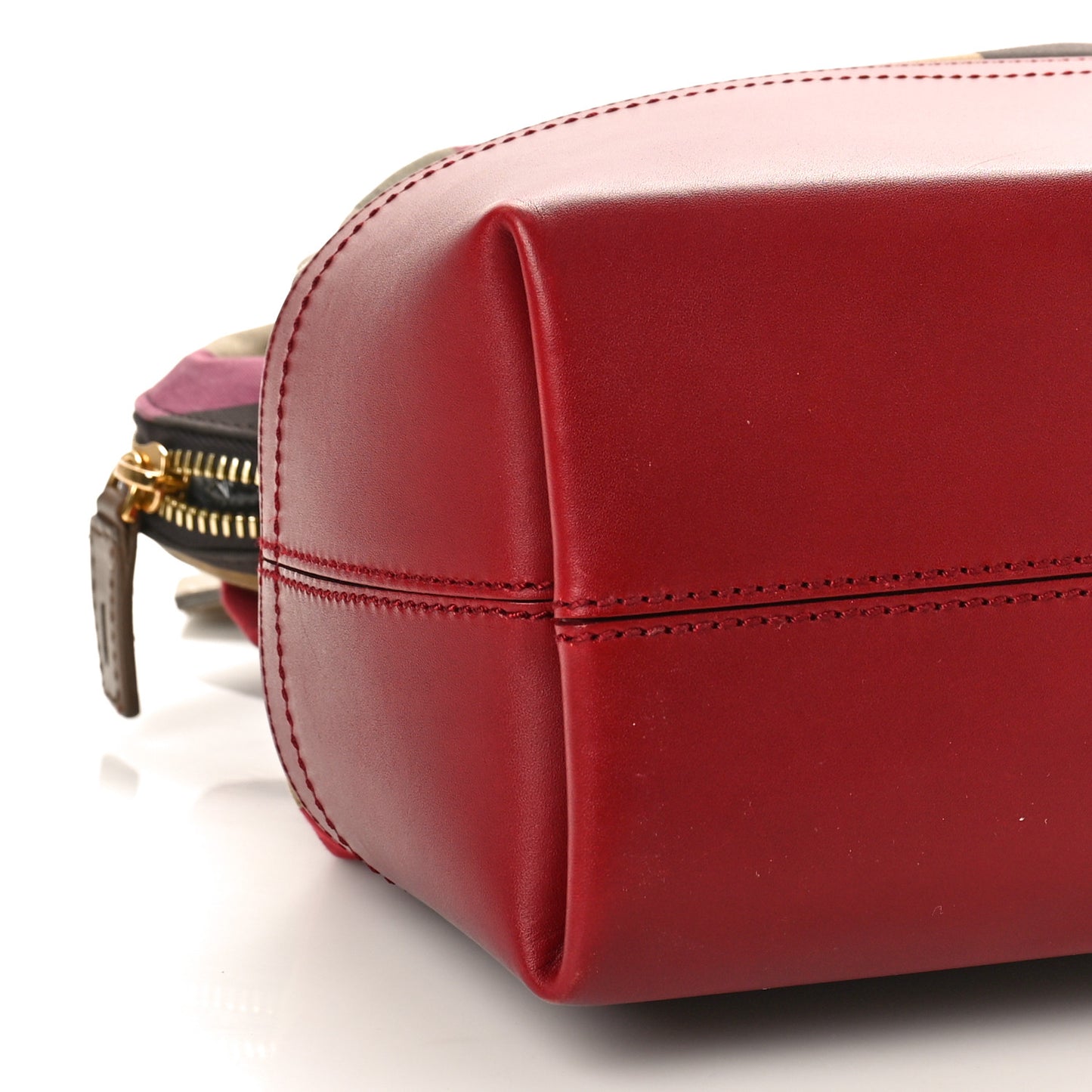 Pequin Striped 2Bag Bordeaux Multicolor Tobacco Lampone