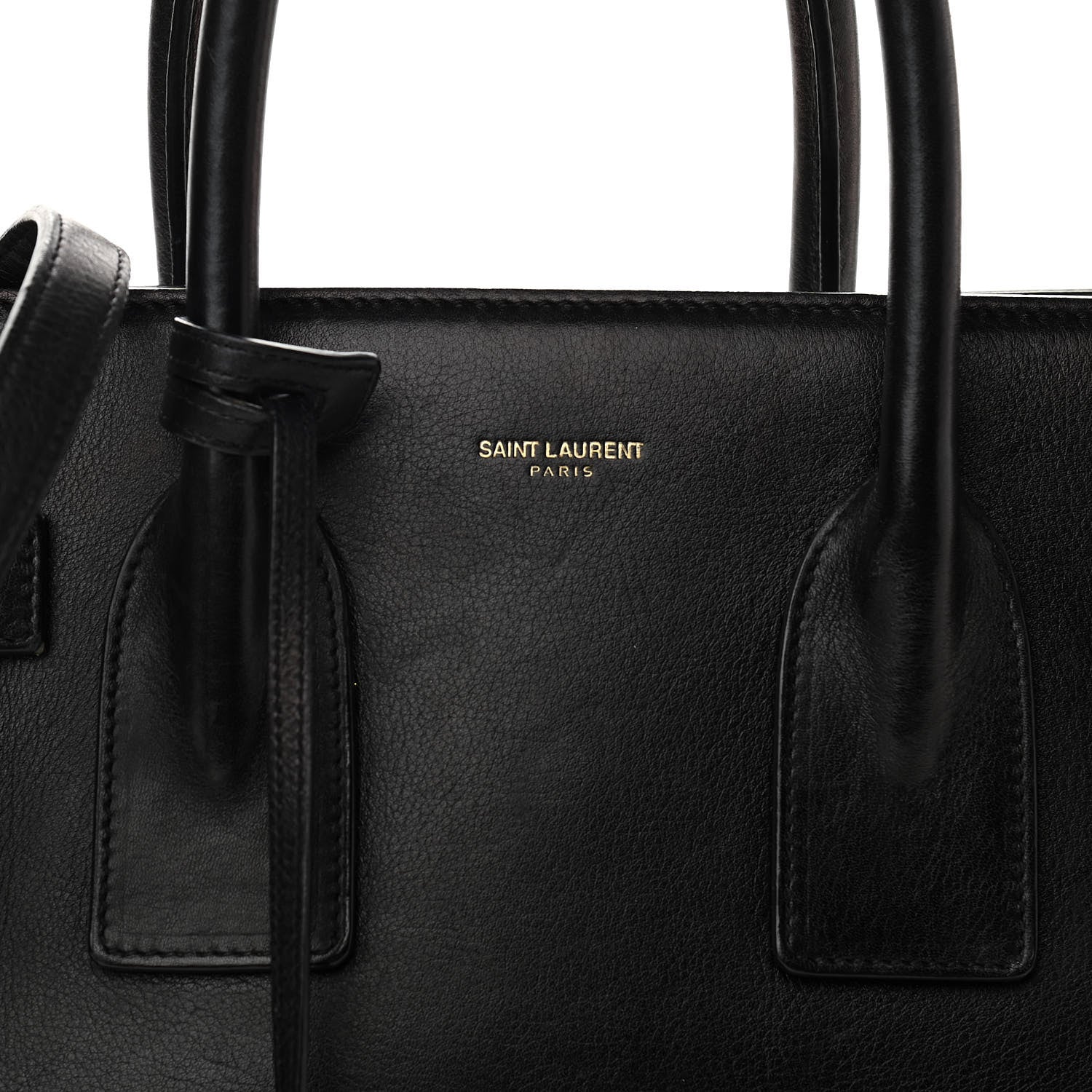Saint Laurent Smooth Calfskin Small Sac De Jour Black 7 of 11