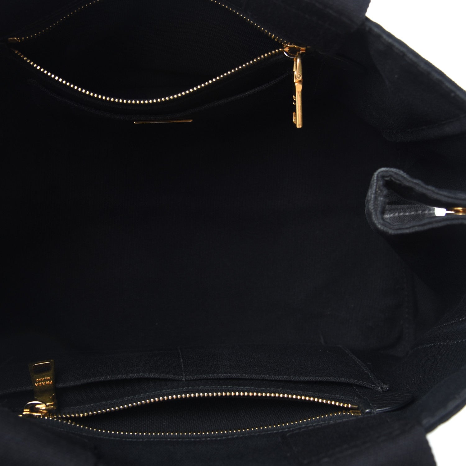 Prada Canapa Logo Tote Black 5 of 9