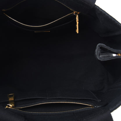 Prada Canapa Logo Tote Black 5 of 9