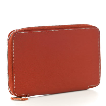 Hermes Epsom Bolduc Silkydaily Globe Trotter Agenda Brique 3 of 10
