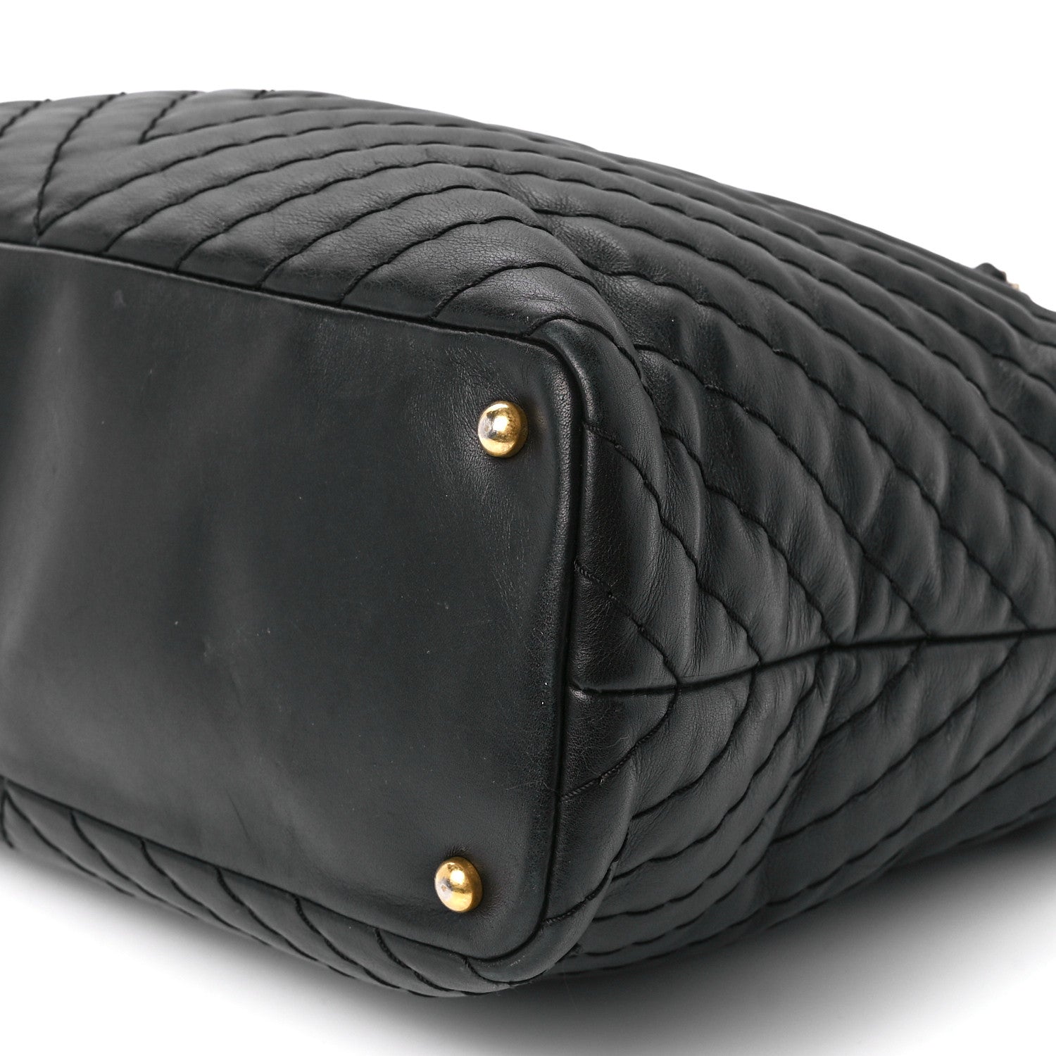 Chanel Calfskin Chevron Quilted Surpique Tote Black 11 of 11