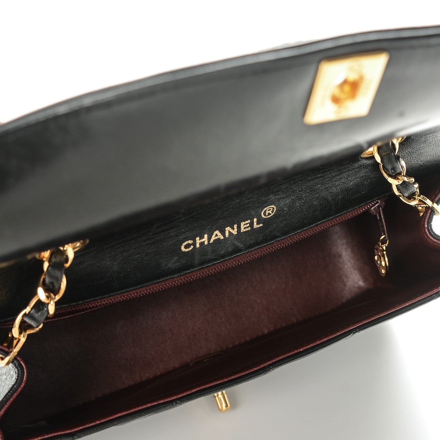 Chanel Lambskin Quilted Small Single Flap Black 5 of 9