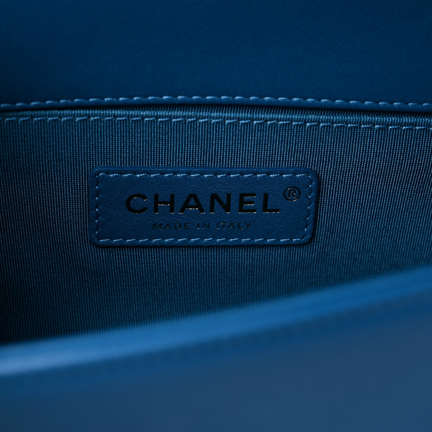 Chanel Calfskin Quilted Small Boy Flap Blue 6 of 13