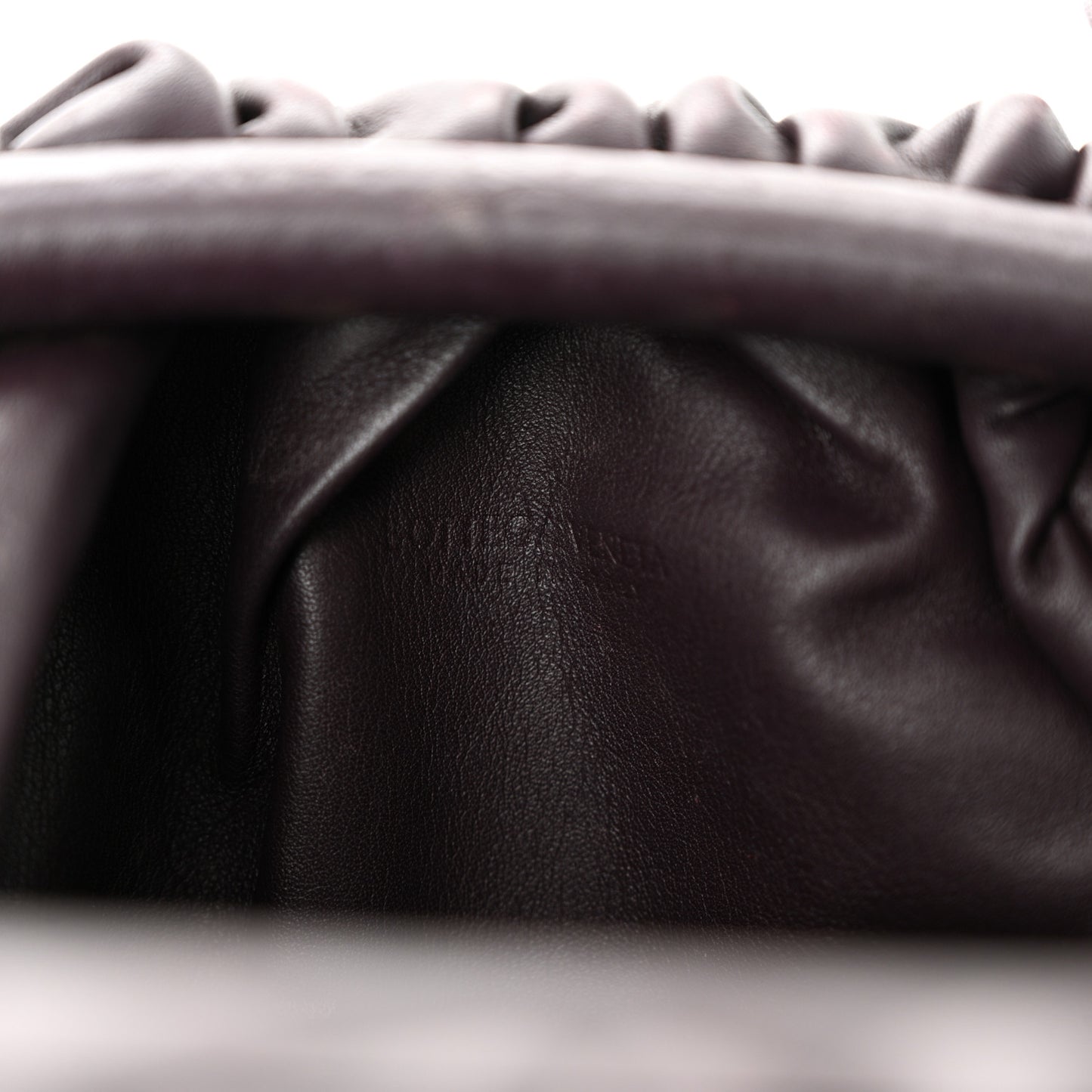 Butter Calfskin The Mini Pouch Grape