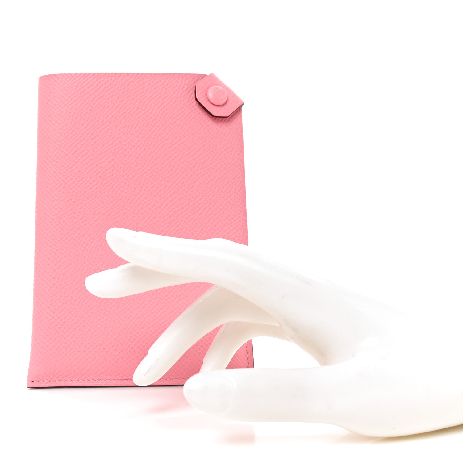 Hermes Epsom Tarmac PM Passport Holder Rose Confetti 2 of 8