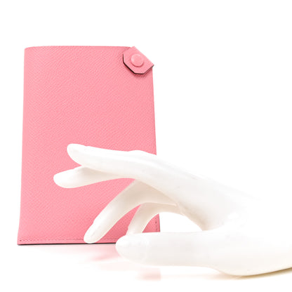 Hermes Epsom Tarmac PM Passport Holder Rose Confetti 2 of 8