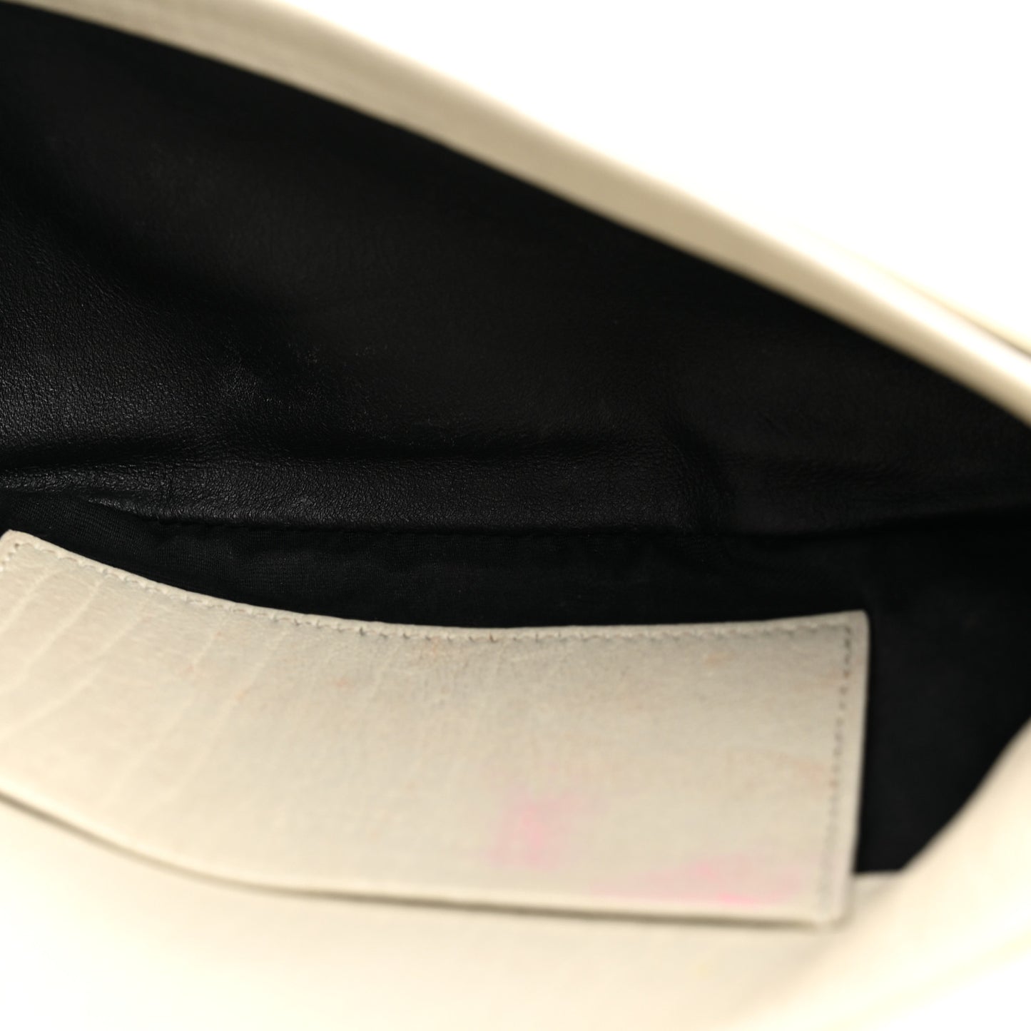 Padded Lambskin Mini Calypso Wallet On Chain WOC Crema Soft