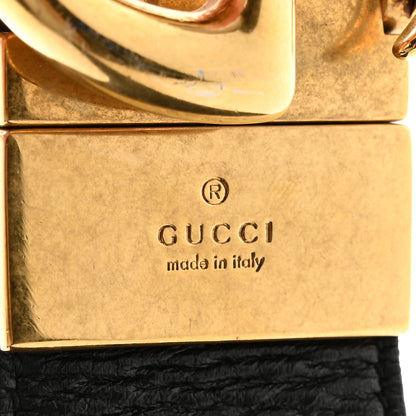 Gucci Calfskin Double G Reversible 37mm Belt 80 32 Black Cocoa 6 of 10
