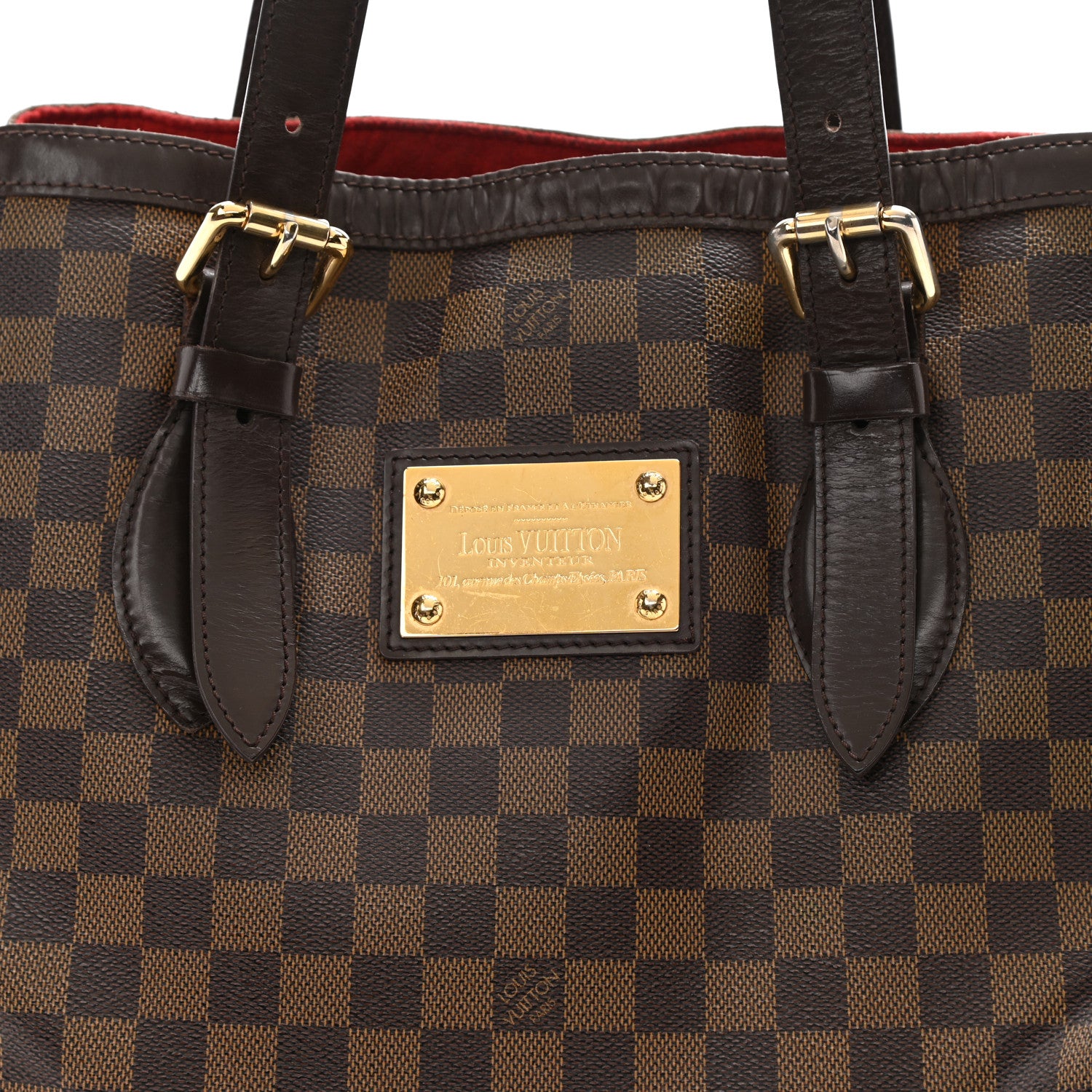 Louis Vuitton Damier Ebene Hampstead MM 9 of 9