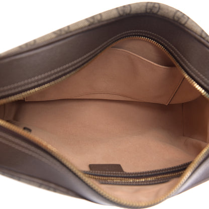 Gucci GG Supreme Monogram Web Small Ophidia Shoulder Bag Brown 4 of 9