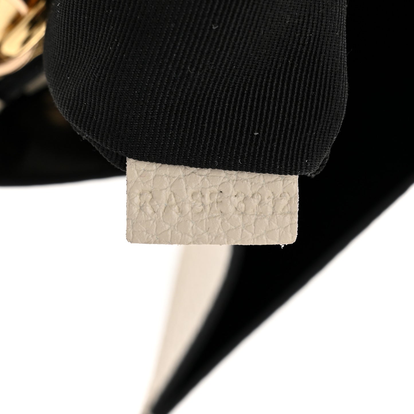 Calfskin Mini Grind Tote Bag White