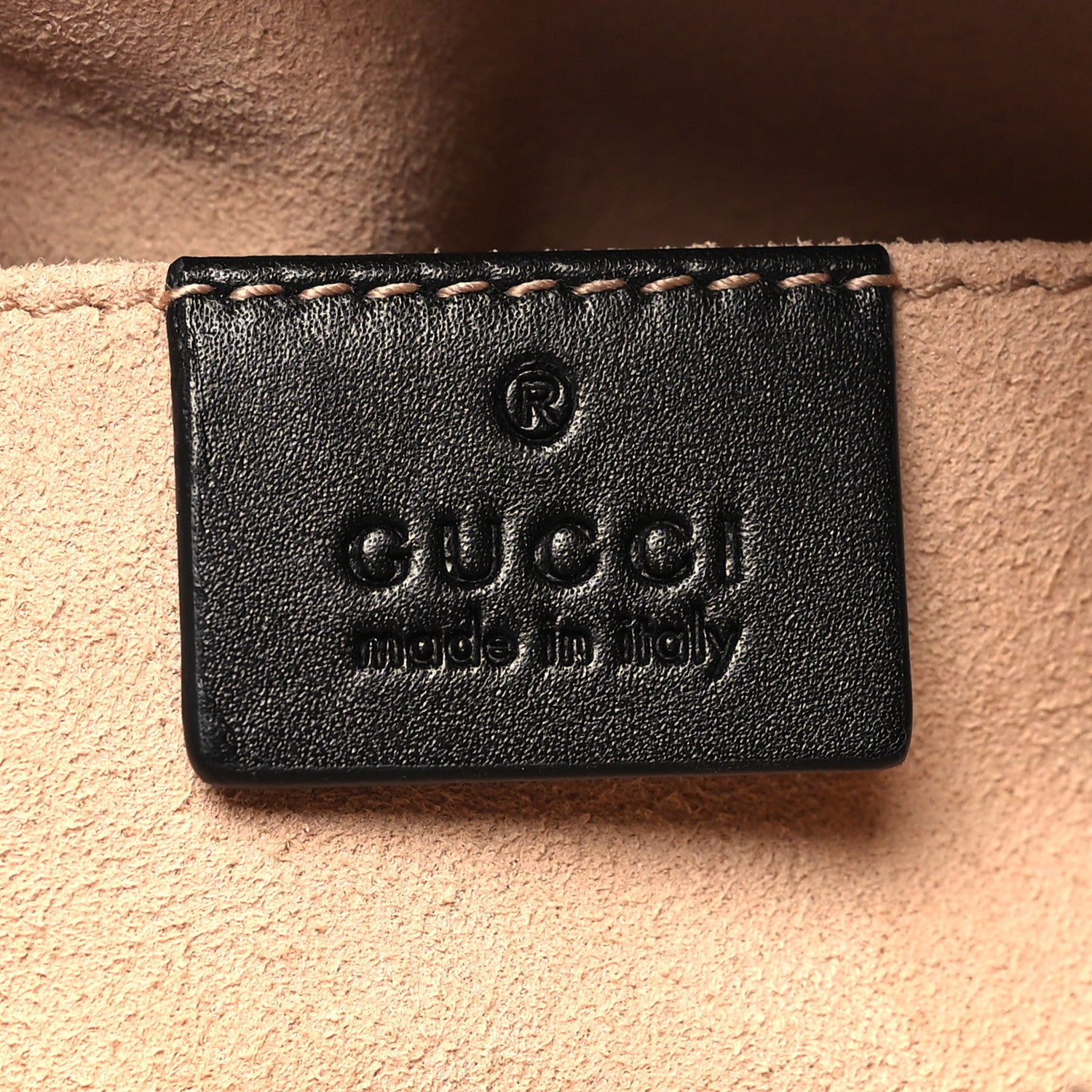 Gucci Calfskin Matelasse GG Marmont Belt Bag 75 30 Black 6 of 11
