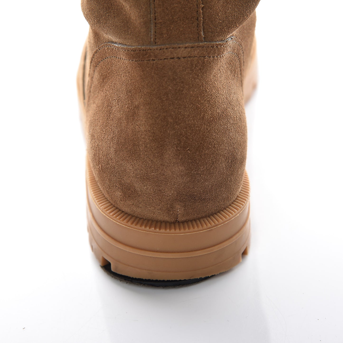 Suede Microguccissima Knee Boots 40 Brown