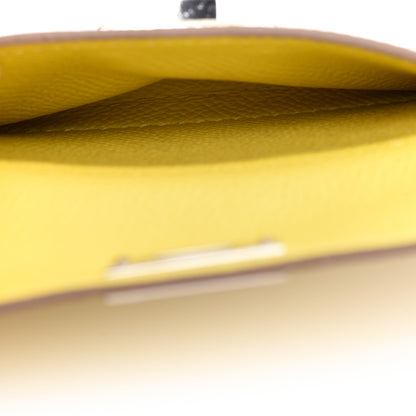 Hermes Swift Epsom Pocket Kelly Shoulder Strap Nata Lime 3 of 8