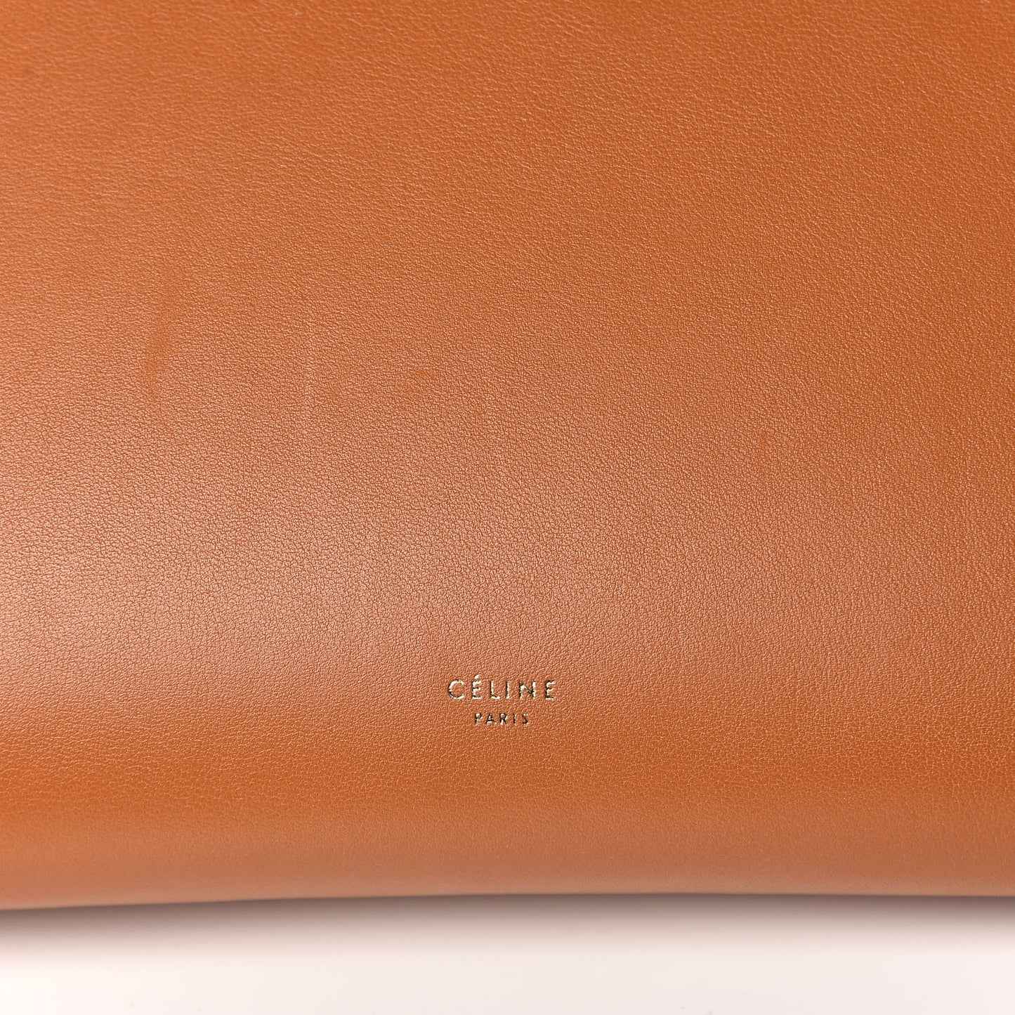 Smooth Calfskin Large Bi-Color Belt Bag Tan