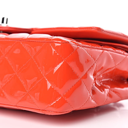 Chanel Patent Calfskin Quilted Medium Double Flap Red 11 of 11