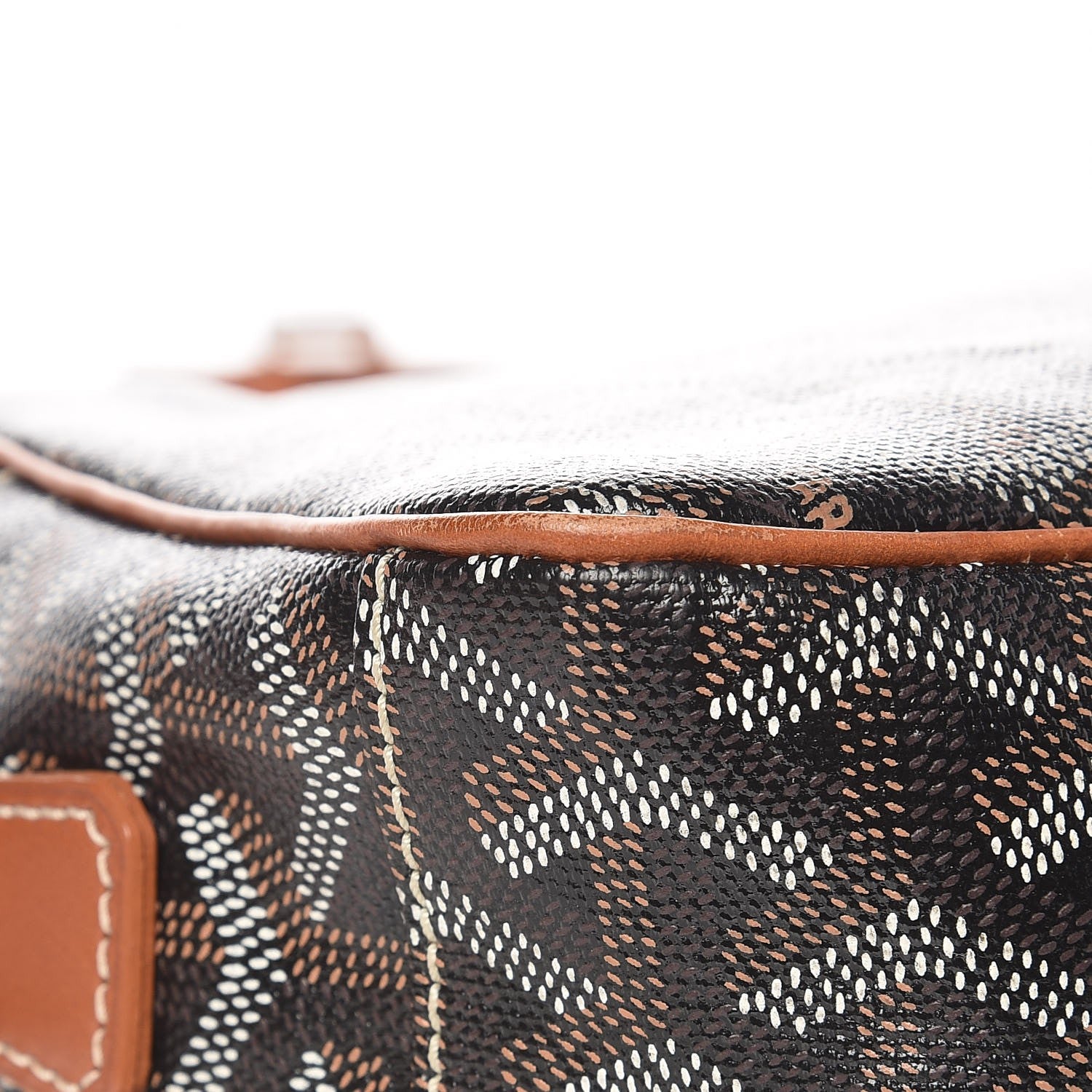 Goyard Goyardine Amacapvert Crossbody Bag Black Gold 11 of 19