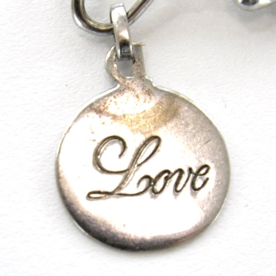Cupid Heart Earrings Silver