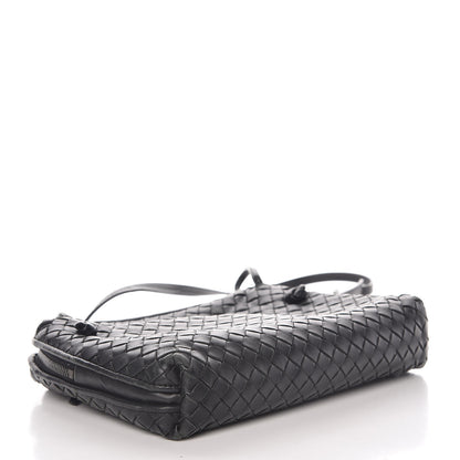 Bottega Veneta Nappa Intrecciato Pillow Crossbody Messenger Black 4 of 11