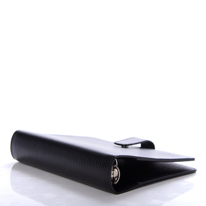 Louis Vuitton Epi Medium Ring Agenda Cover Black 4 of 8