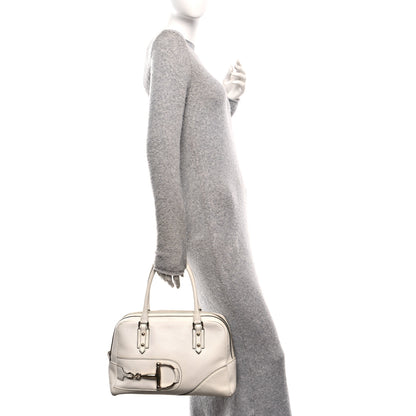 Gucci Calfskin Hasler Boston White 2 of 10