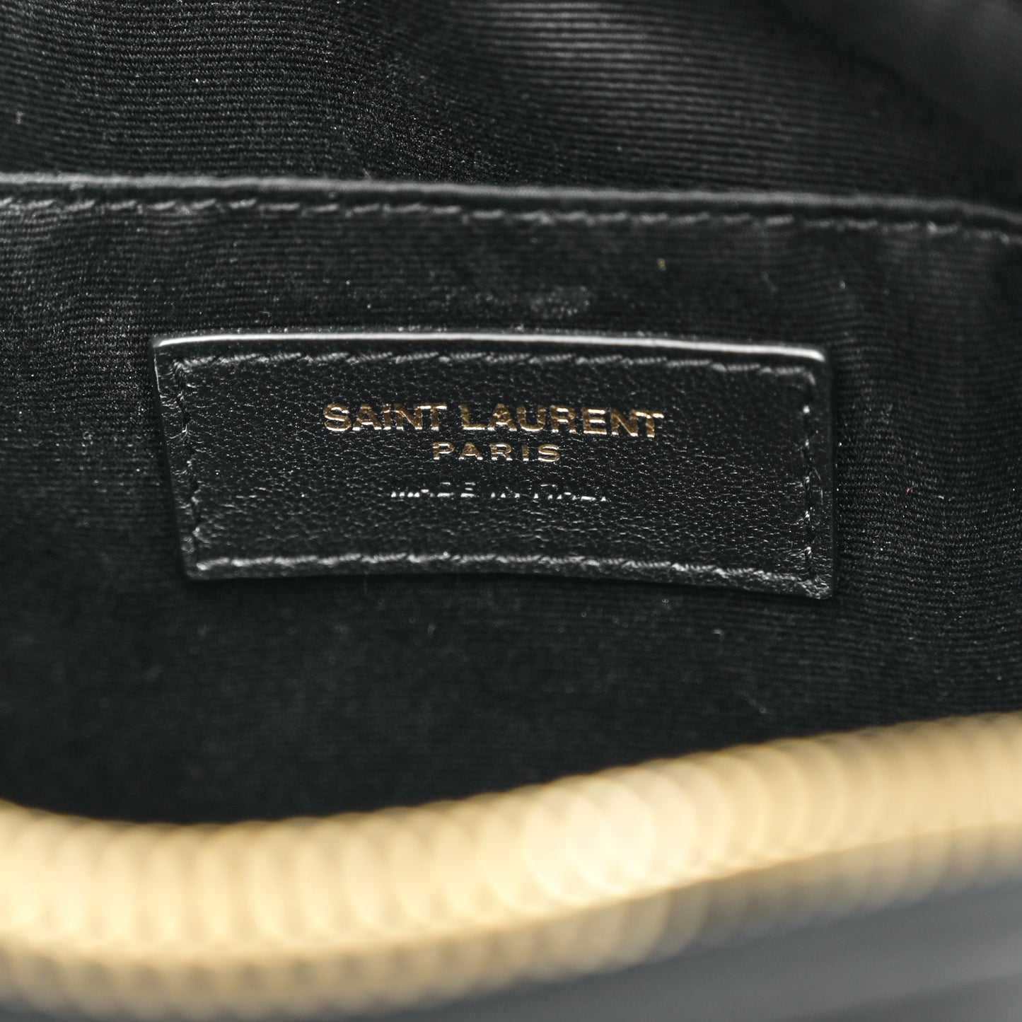 Calfskin Matelasse Monogram Lou Camera Bag Black