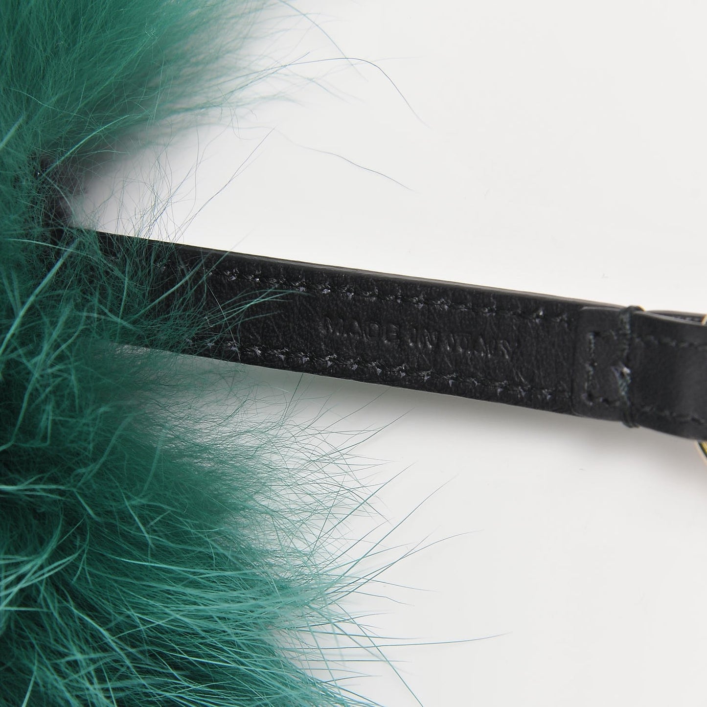 Fox Rabbit Goat Mink Fur Vitello Flamingo Minty Monster Bag Bug Charm Green Apple Multicolor