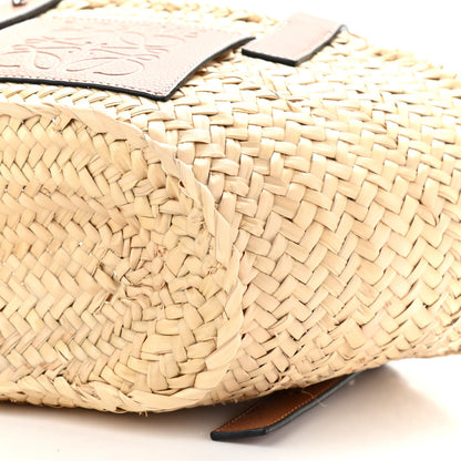 Loewe Raffia Small Basket Tote Bag Natural Tan 8 of 10