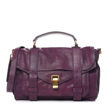Proenza Schouler Lambskin Medium PS1 Satchel Veruca Salt 1 of 14
