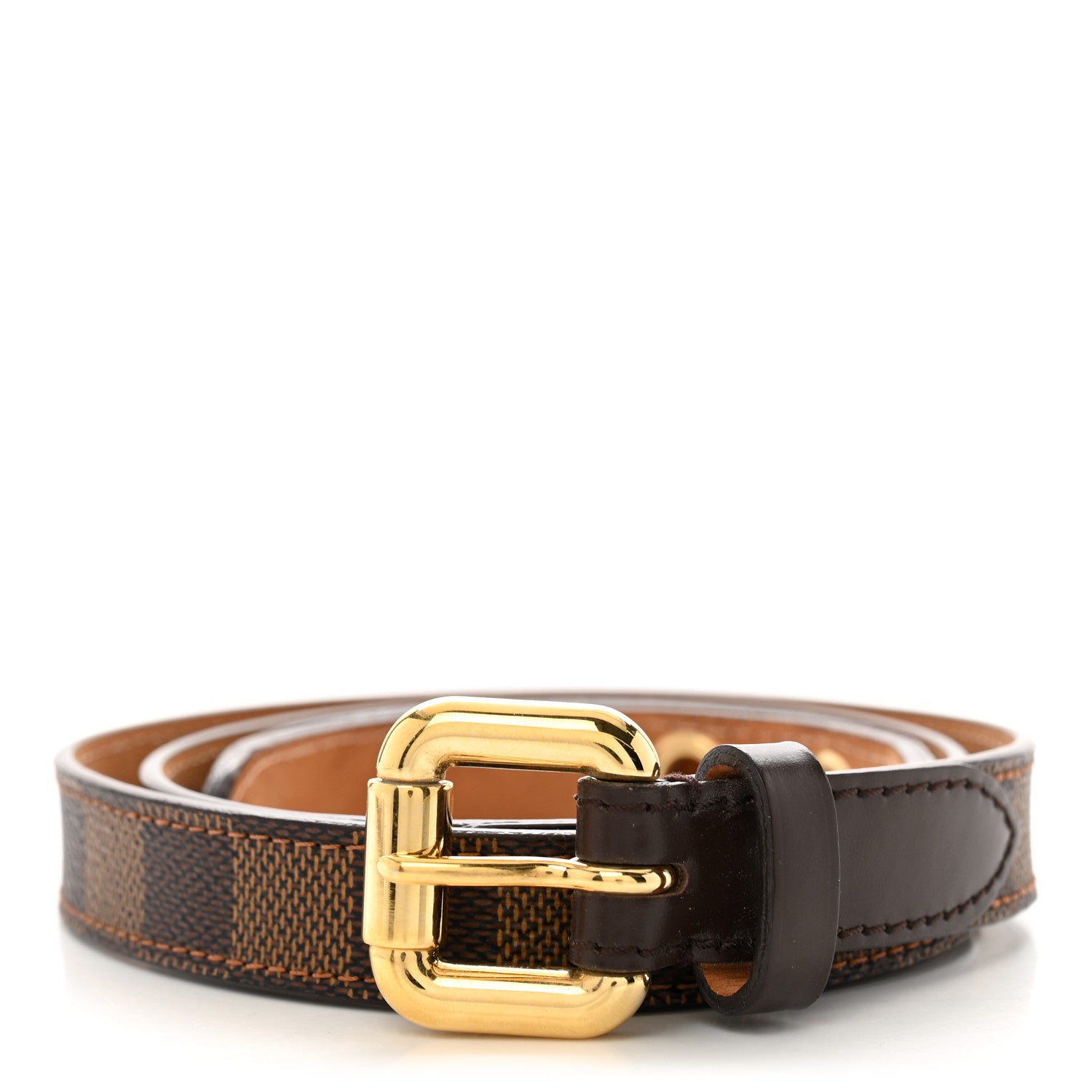 Louis Vuitton Damier Ebene 20mm Belt 80 32 1 of 8