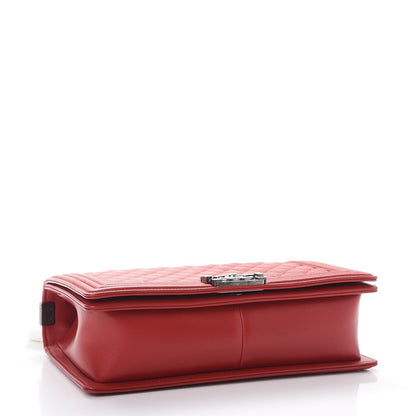 Chanel Lambskin Quilted New Medium Boy Flap Red 4 of 8