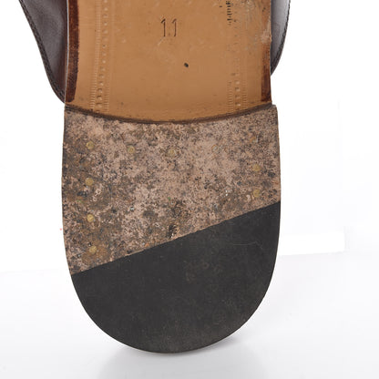 Gucci Calfskin Mens Princetown Slippers 11 Fondente Brown 13 of 18