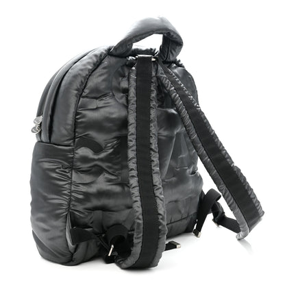 Chanel Nylon Embossed Small Doudoune Backpack Grey 3 of 10