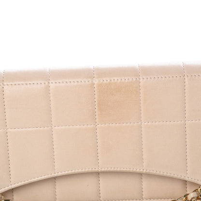 Chanel Lambskin Quilted Crystal Chocolate Bar Charm Flap Beige 18 of 32