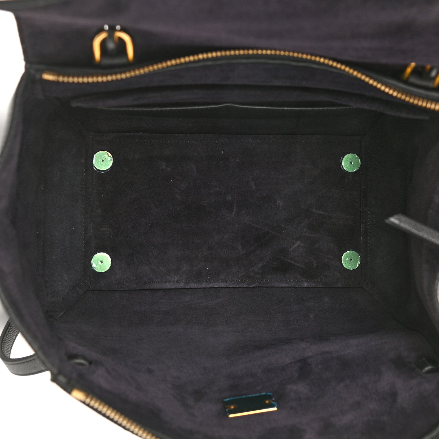 Celine Grained Calfskin Mini Belt Bag Black 5 of 8
