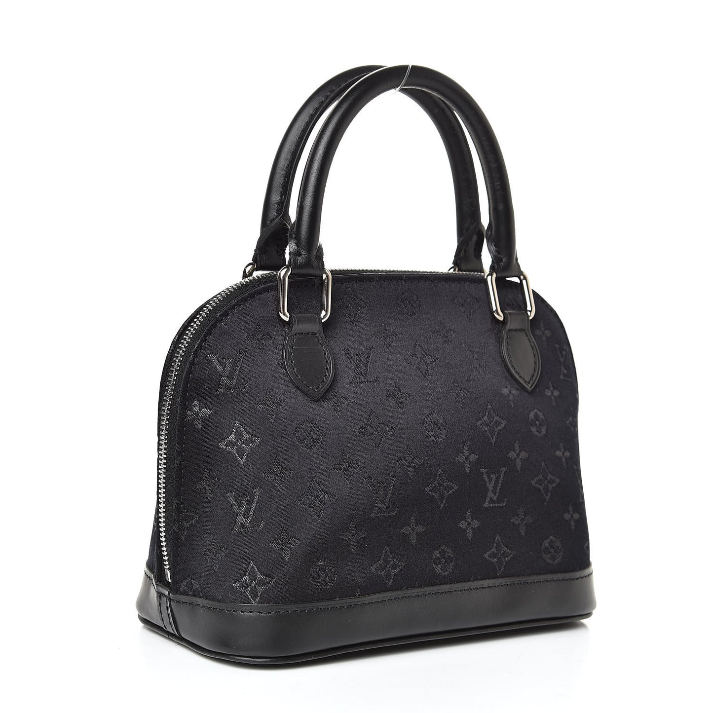 Satin Monogram Little Alma Black