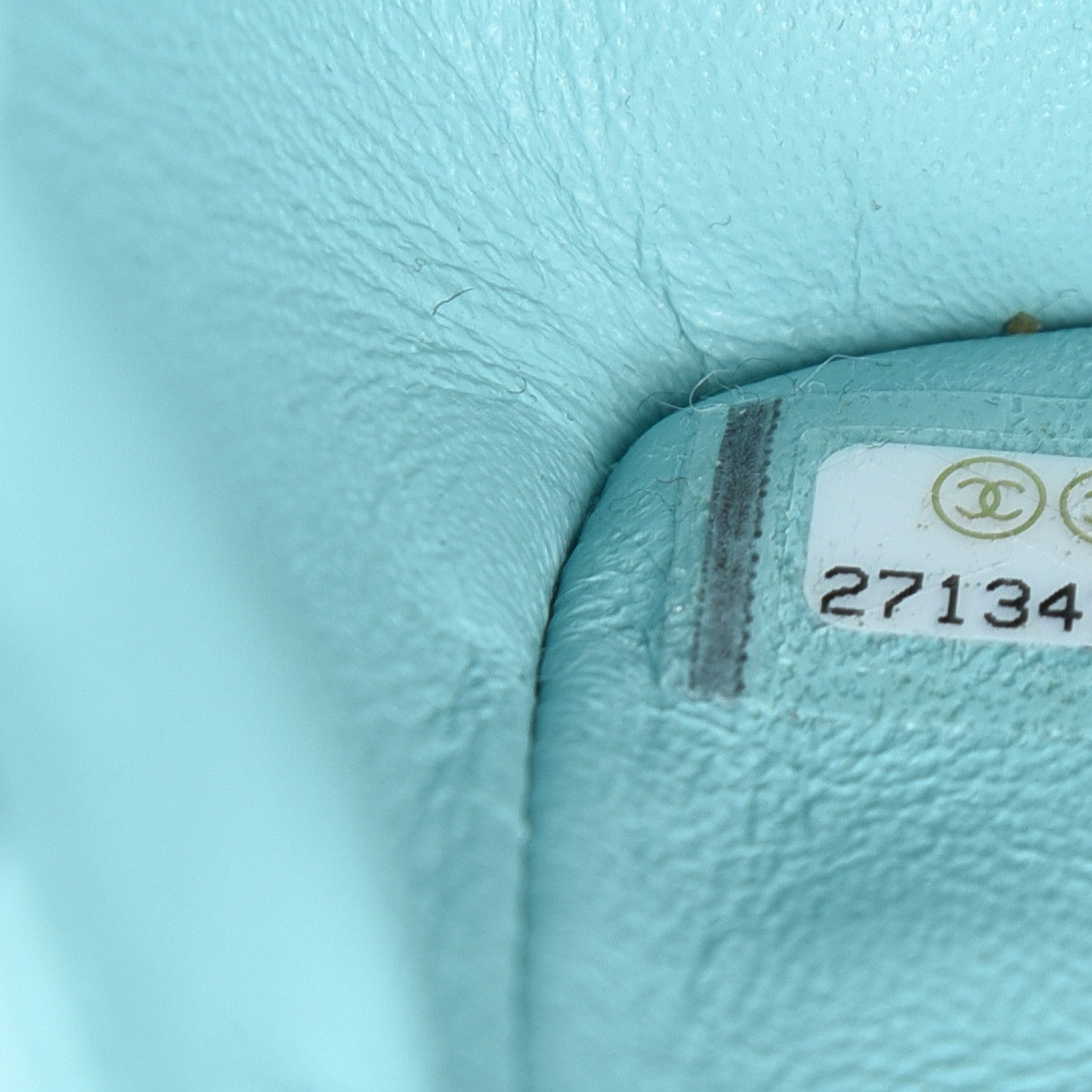 Chanel Lambskin Quilted Mini Rectangular Flap Light Blue 6 of 10