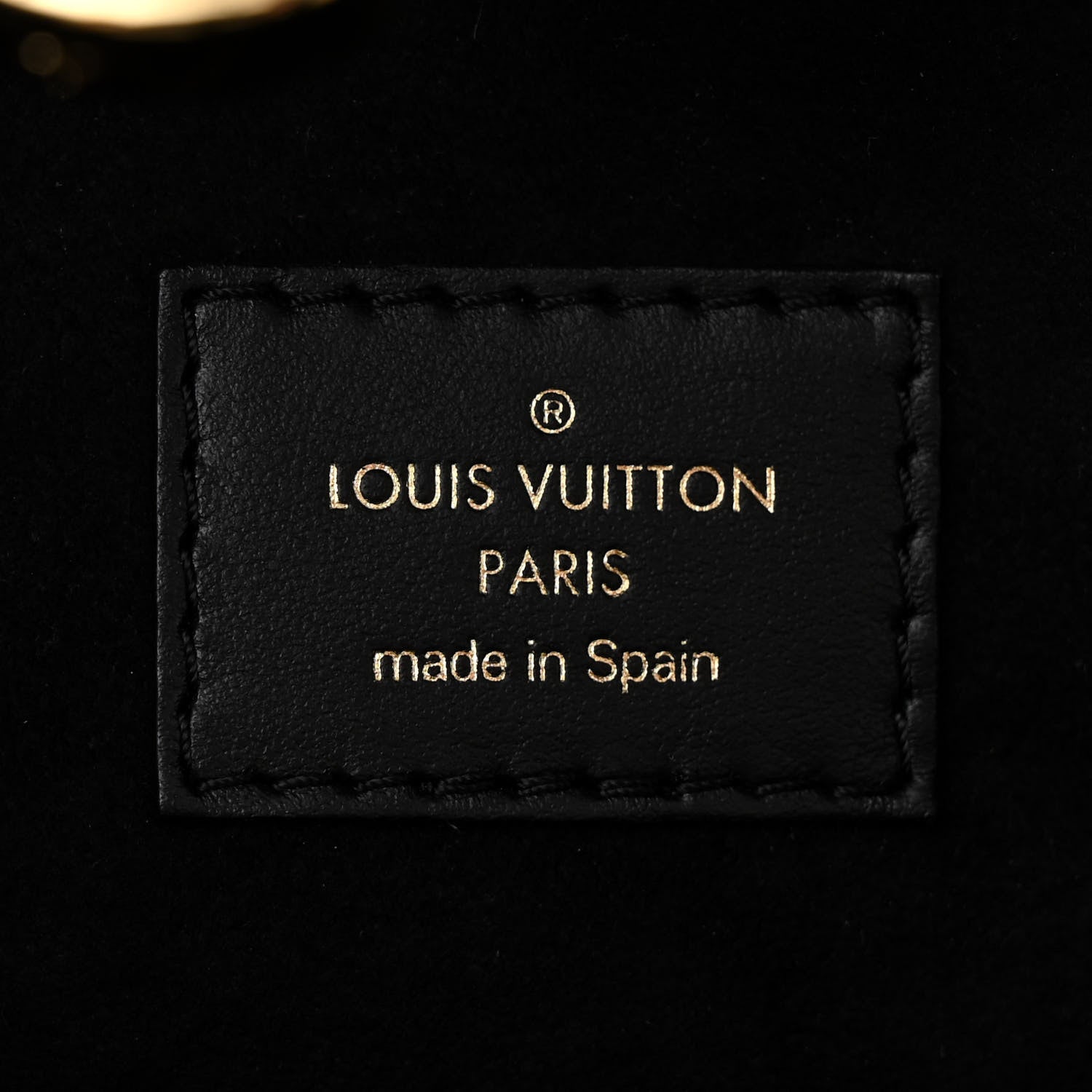 Louis Vuitton Calfskin Monogram On My Side PM Black 6 of 9