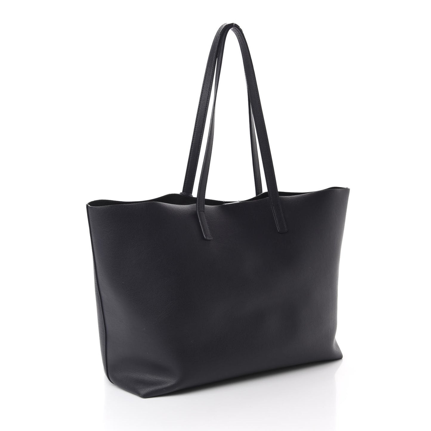 Calfskin Large Shopping Tote Deep Marine