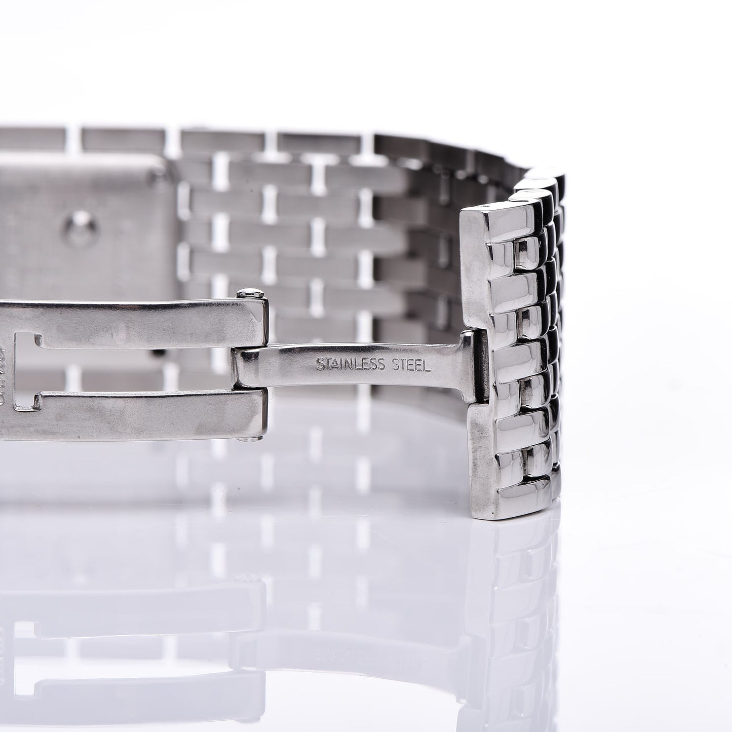 Stainless Steel 21mm Panthere Ruban Quartz Watch