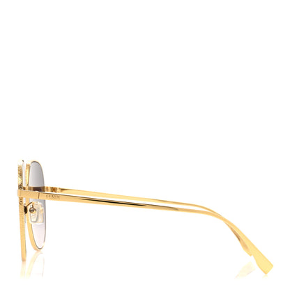 Fendi Metal Sunglasses FE40069U Light Gold 3 of 7