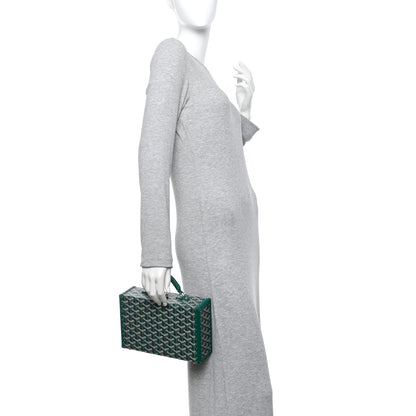 Goyard Goyardine Grand Hotel Trunk Bag Green 2 of 12