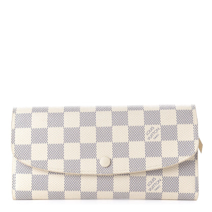 Louis Vuitton Damier Azur Emilie Wallet 1 of 8