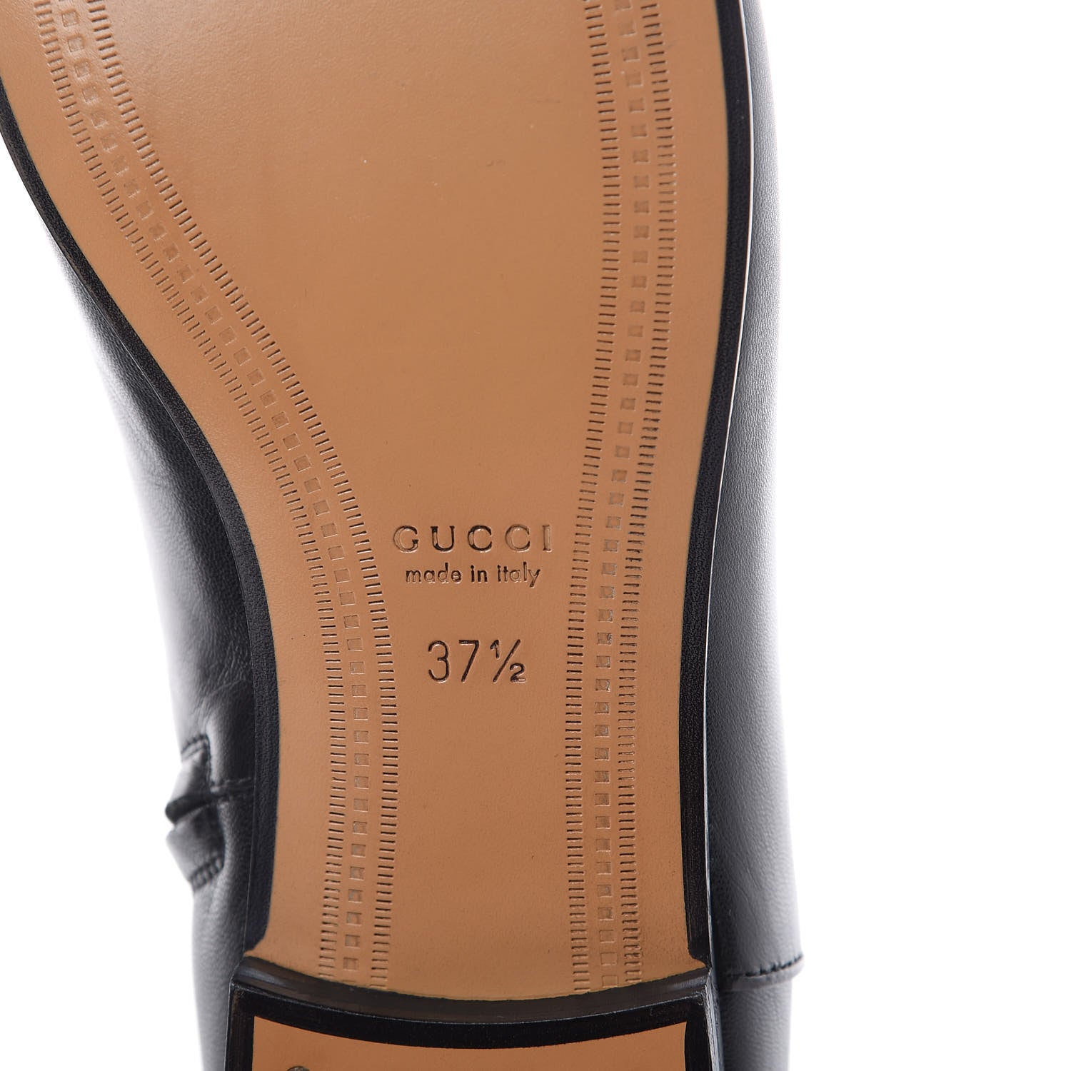 Gucci Malaga Kid Womens Jordaan Ankle Boots 37.5 Black 6 of 10