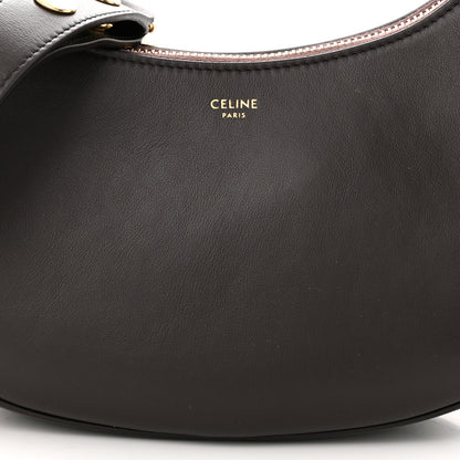 Celine Smooth Calfskin Medium Strap Ava Shoulder Bag Dark Brown 7 of 9