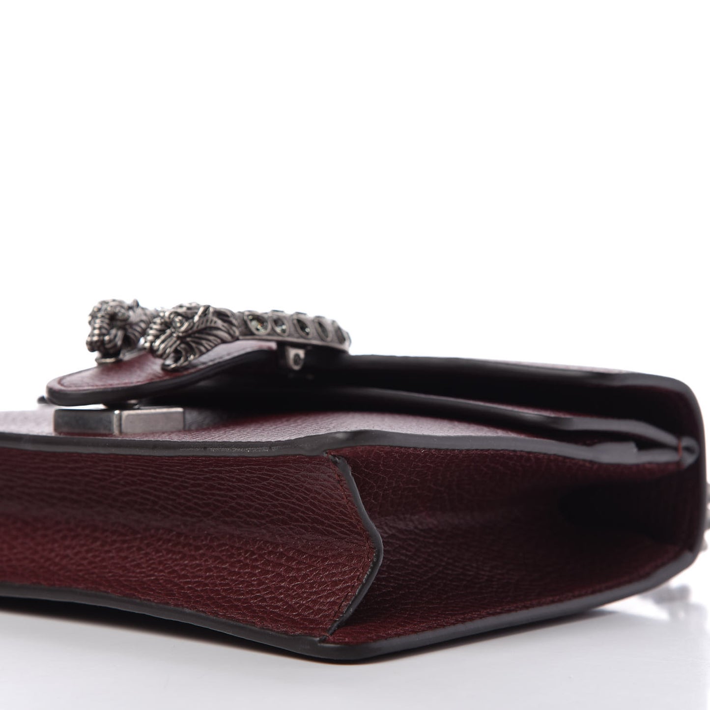 Dollar Calfskin Crystal Mini Dionysus Shoulder Bag Vintage Bordeaux